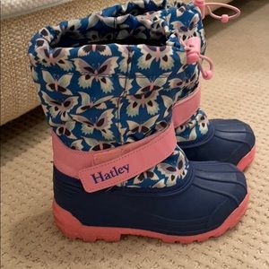 Hatley Kids Snow Boots-butterfly